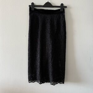 D&G Vintage Black Lace Skirt